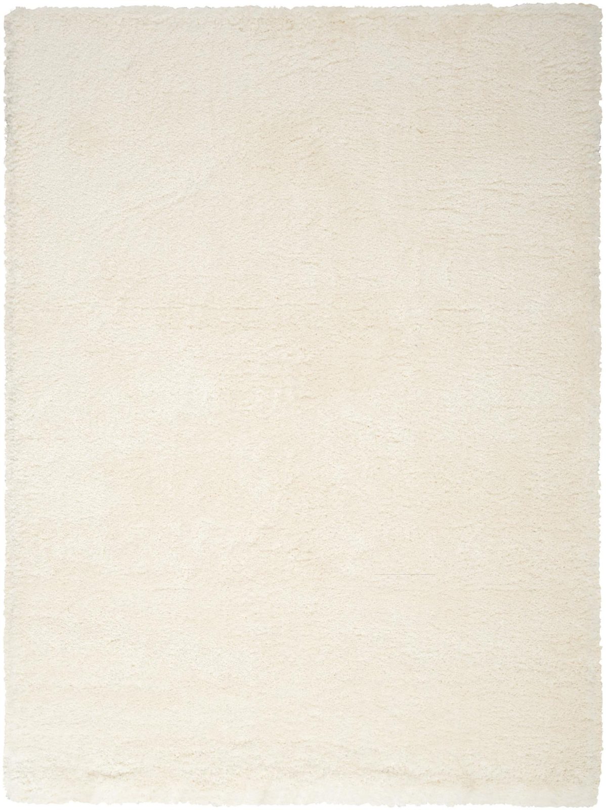 5′ X 7′ Cream Shag Area Rug