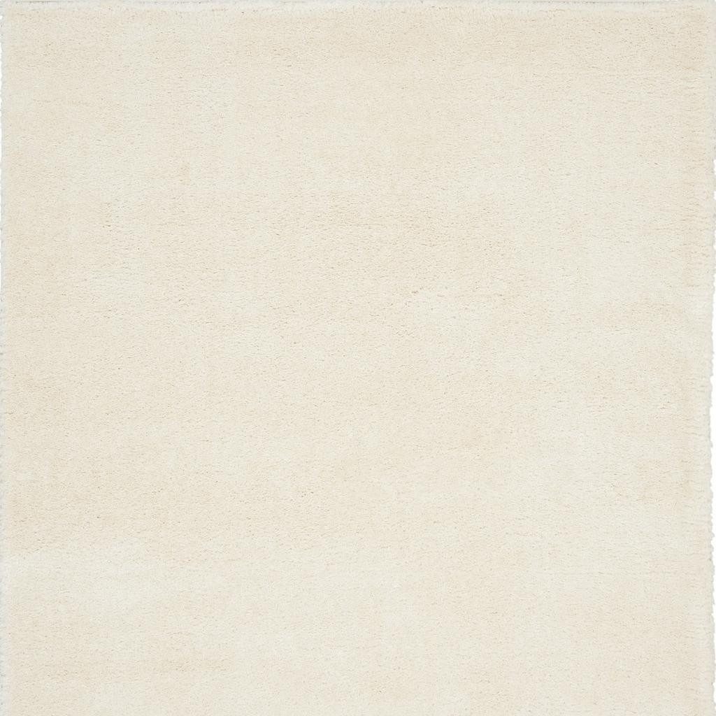 7′ X 9′ Ivory Shag Area Rug