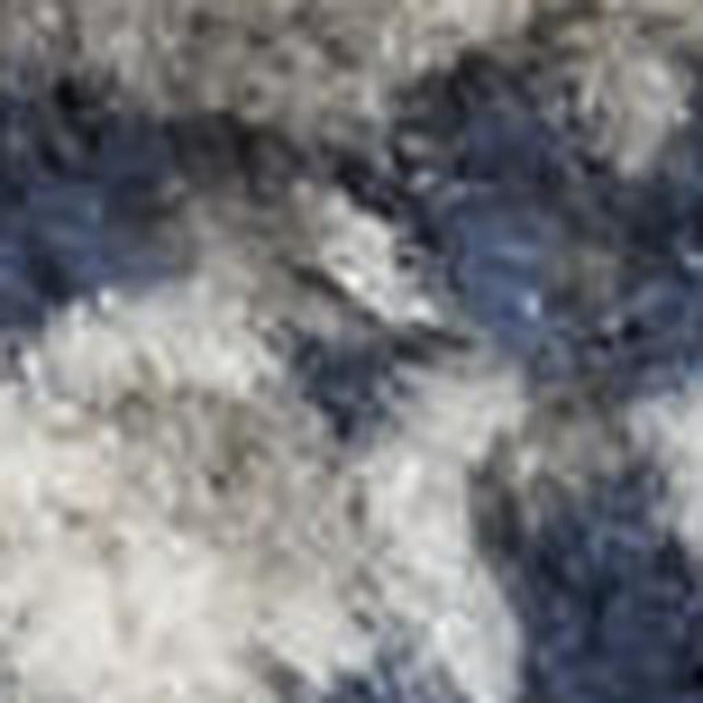 8′ X 10′ Charcoal and Ivory Abstract Shag Area Rug