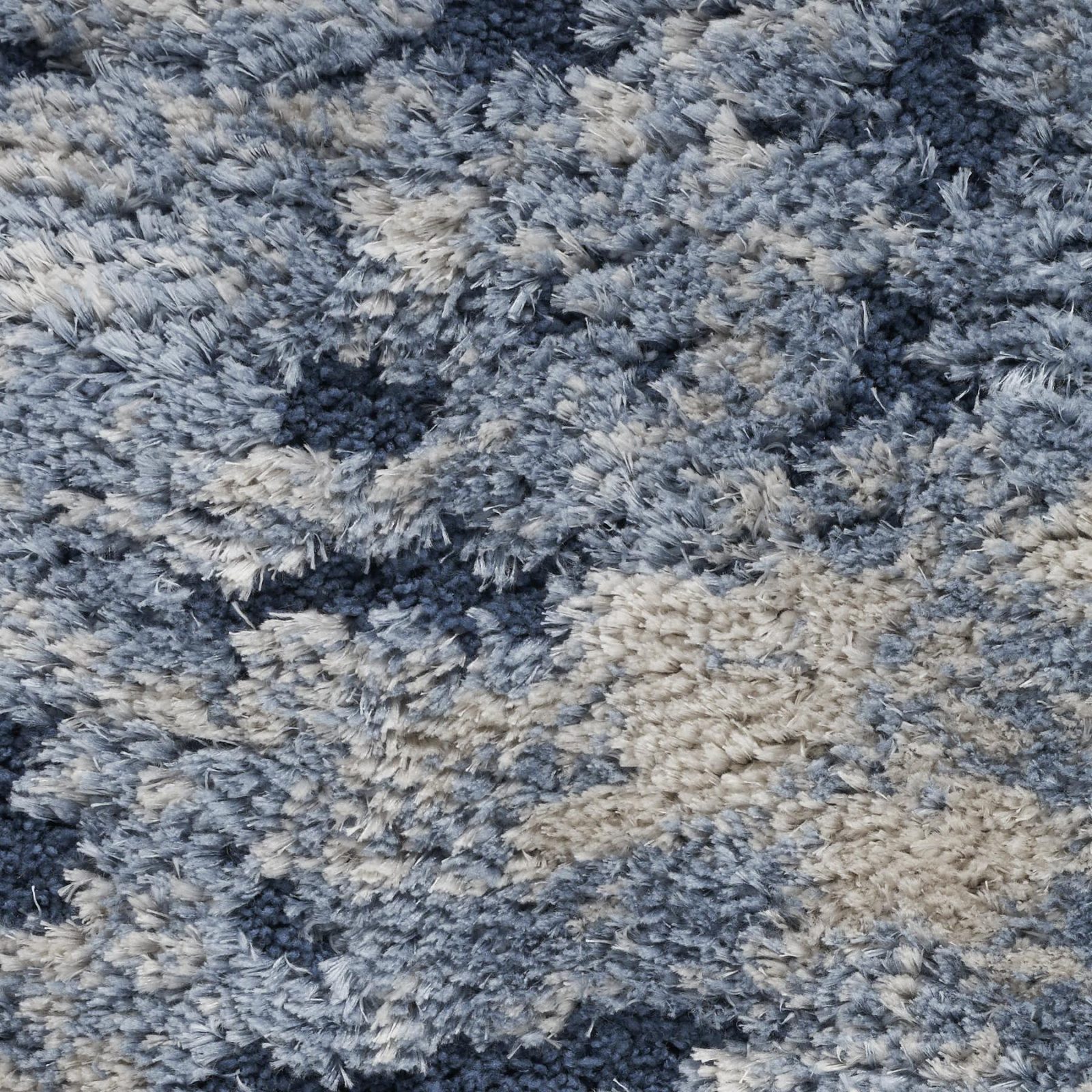 8′ X 10′ Sky Blue Abstract Shag Area Rug