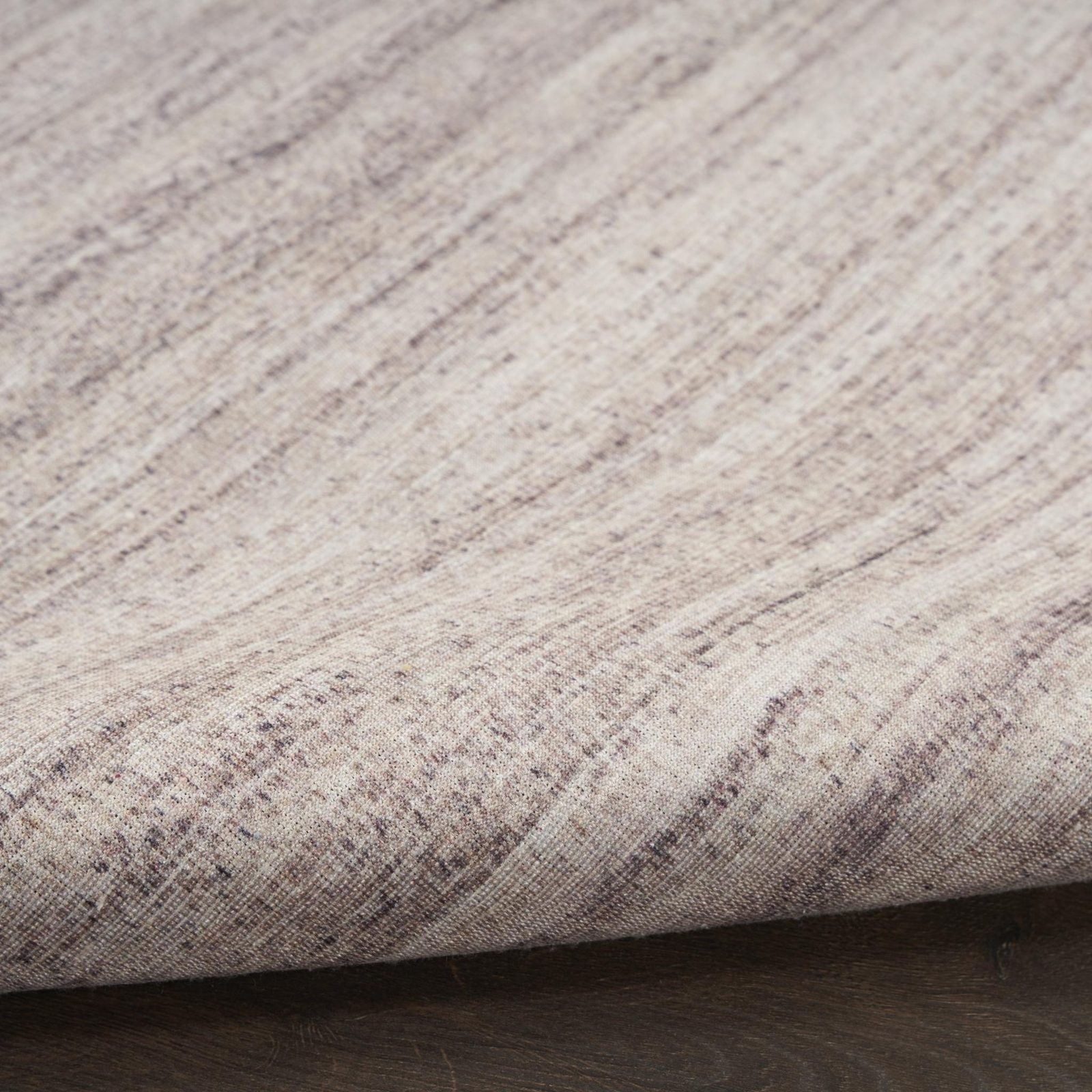 4′ X 6′ Ivory Light Brown Abstract Washable Area Rug
