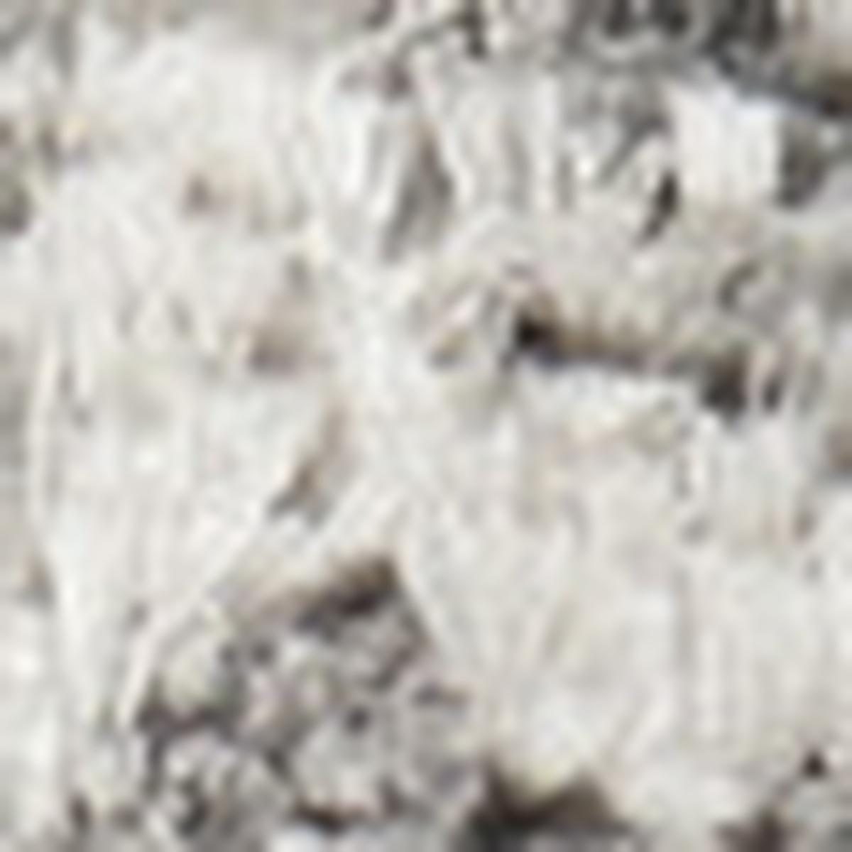 4′ X 6′ Charcoal Ivory Abstract Shag Area Rug II