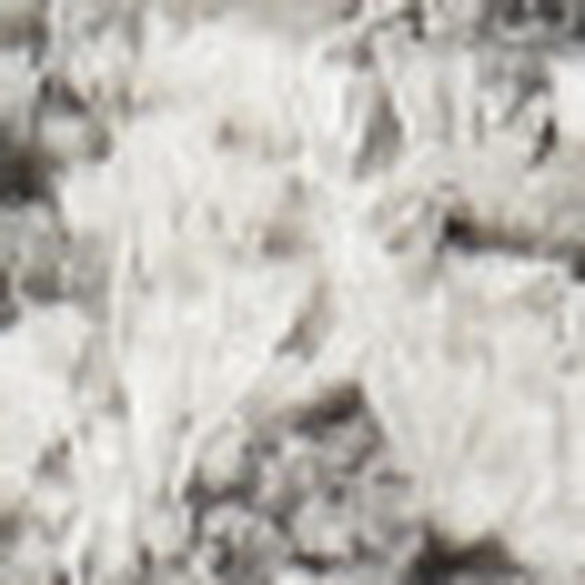 4′ X 6′ Charcoal Ivory Abstract Shag Area Rug II