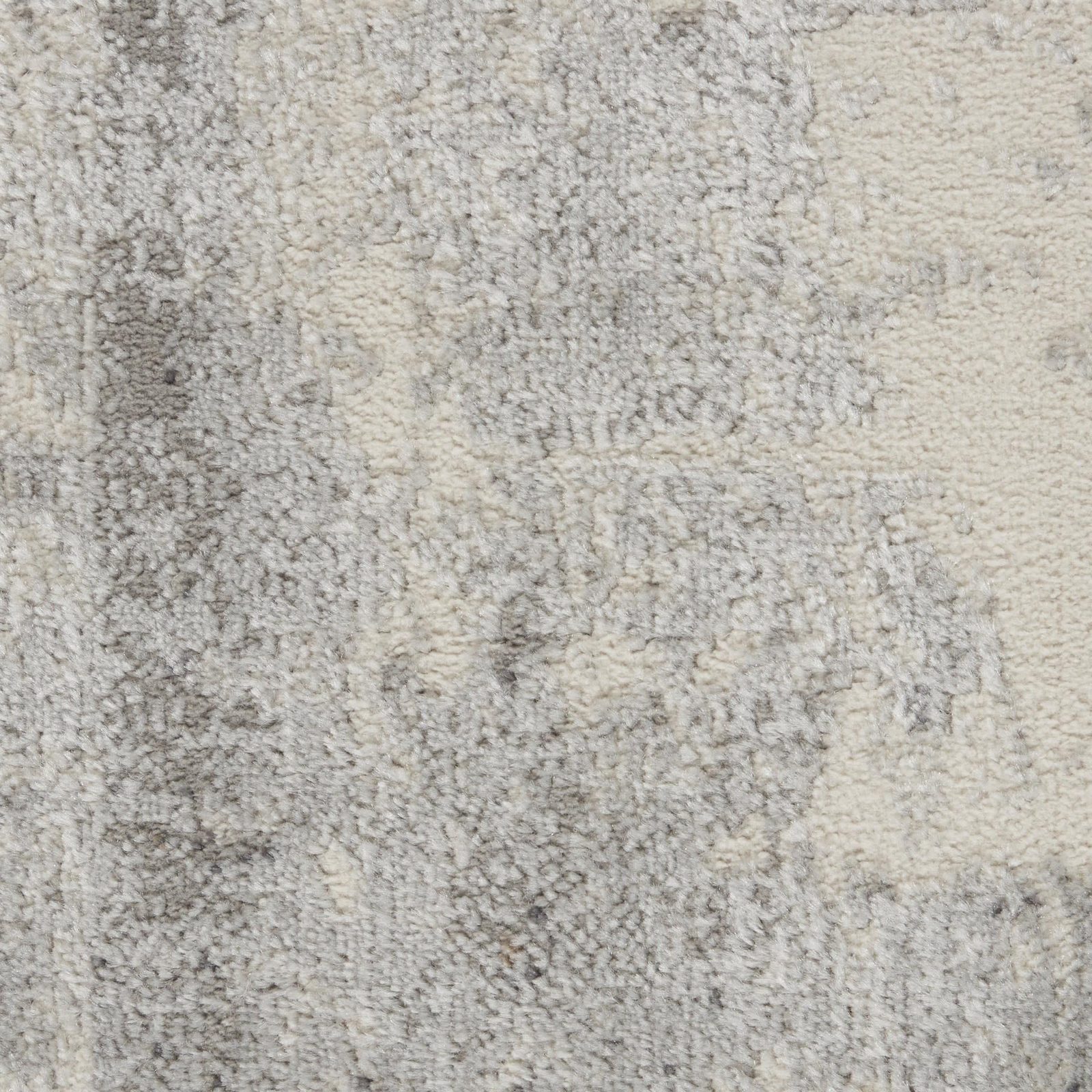 4′ X 6′ Ivory Black Gray Abstract Non-Skid Area Rug