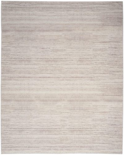 8′ X 10′ Ivory and Light Brown Washable Area Rug