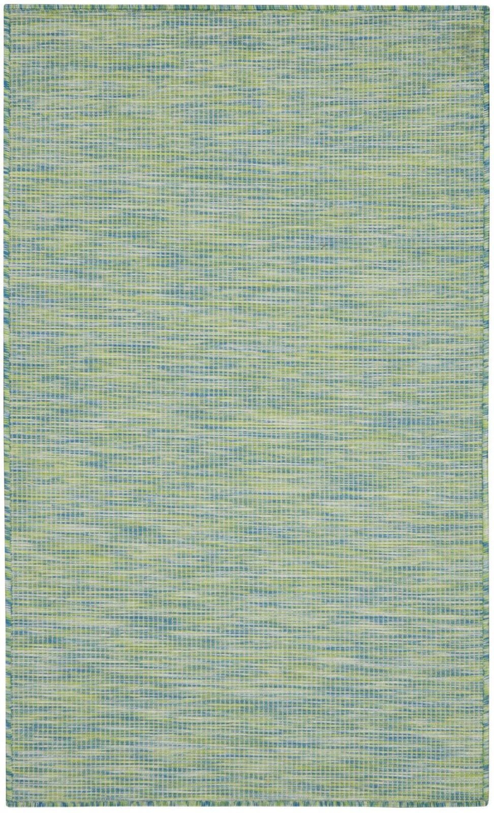 3′ X 5′ Blue And Green Indoor Outdoor Area Rug