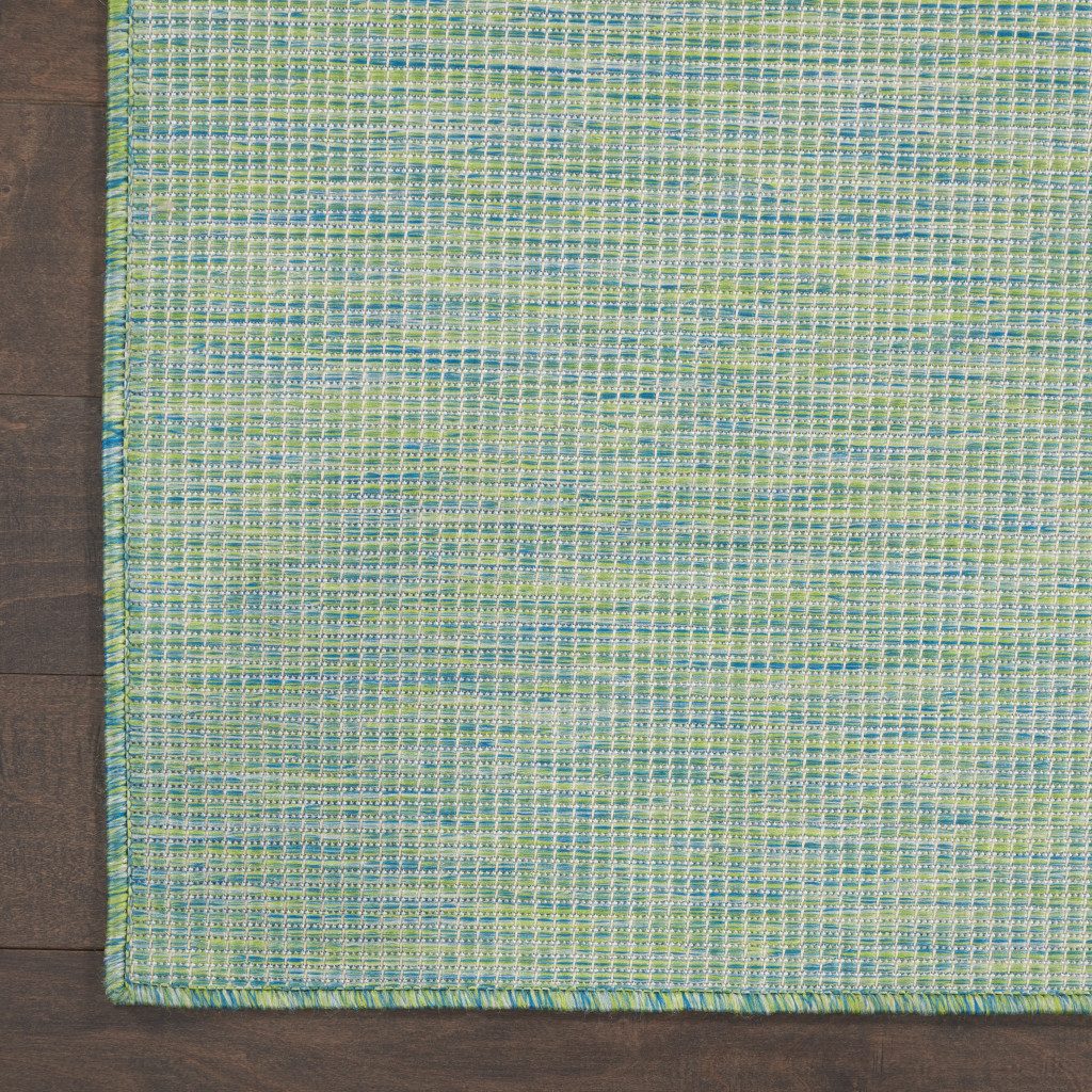 3′ X 5′ Blue And Green Indoor Outdoor Area Rug