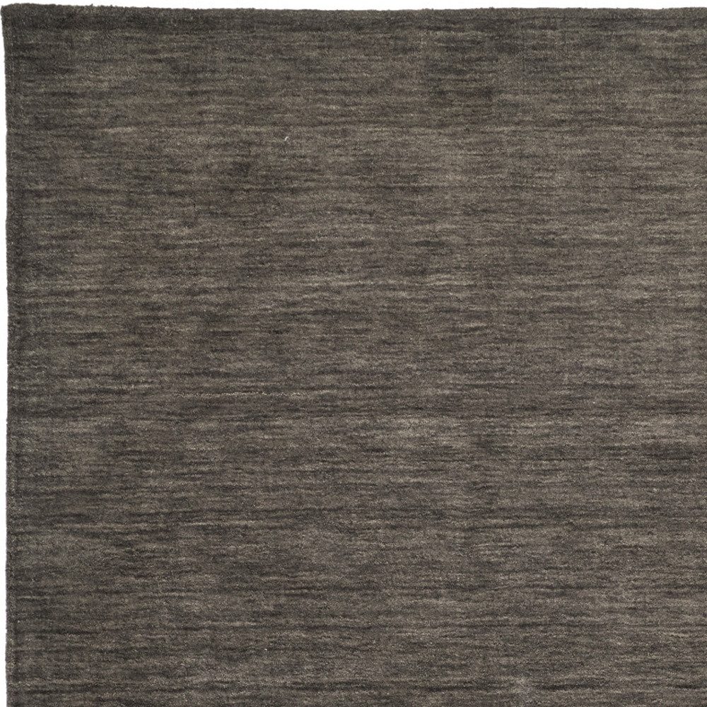 2′ X 3′ Brown Wool Hand Woven Area Rug