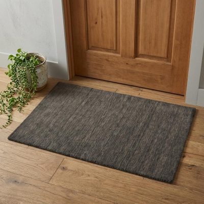 2′ X 3′ Brown Wool Hand Woven Area Rug
