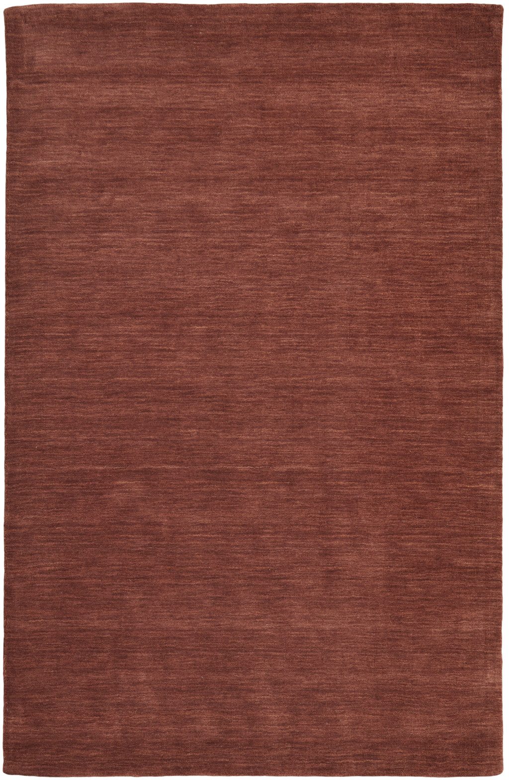 4′ X 6′ Orange Wool Hand Woven Area Rug