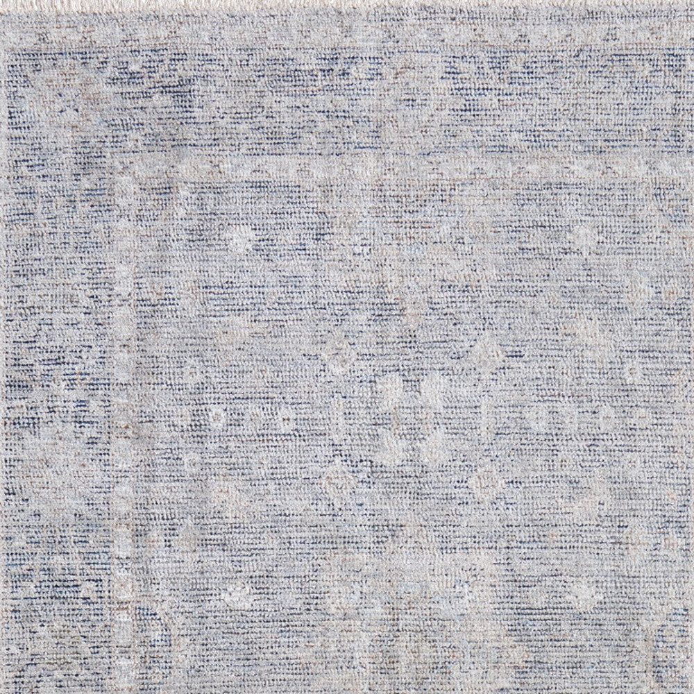 8′ X 10′ Gray Blue Taupe Abstract Distressed Area Rug