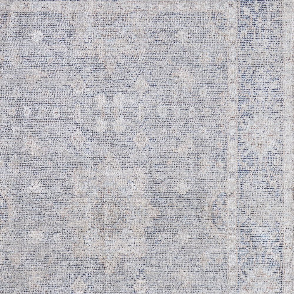 10′ X 14′ Gray Blue Taupe Abstract Distressed Area Rug