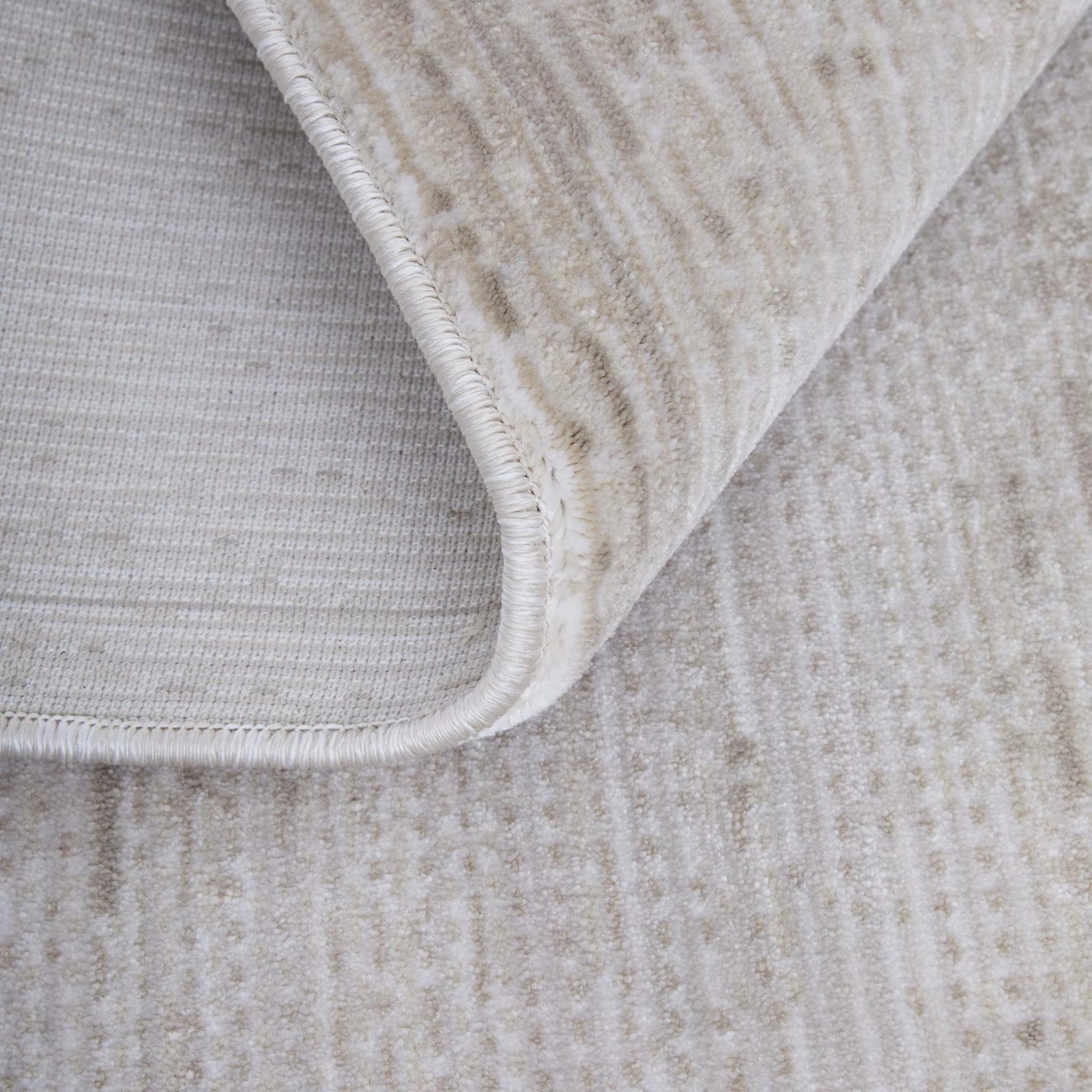 9′ X 13′ Ivory And Silver Area Rug