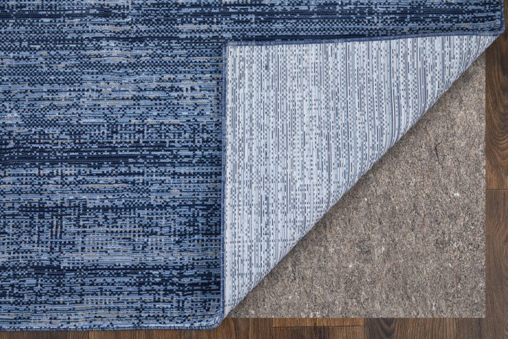 5′ X 8′ Blue and Gray Power Loom Area Rug