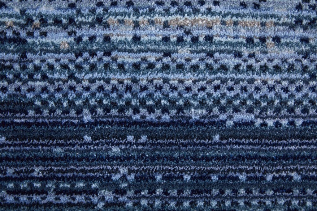 9′ X 13′ Blue and Gray Power Loom Area Rug