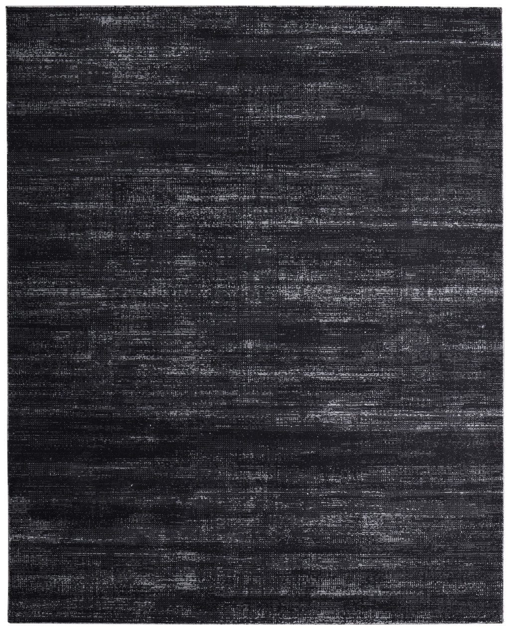 8′ X 10′ Black and Gray Power Loom Area Rug