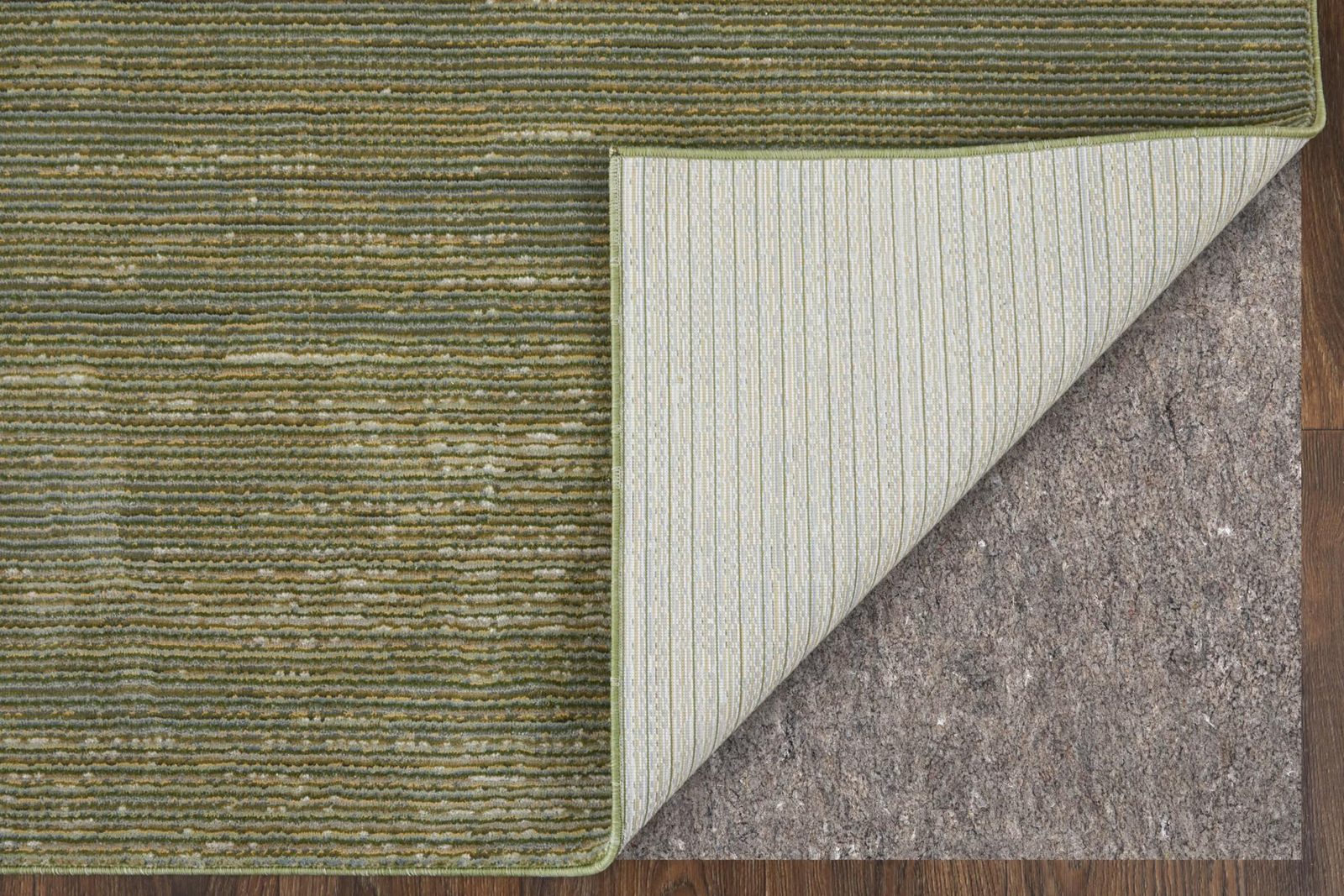 9′ X 13′ Tan and Green Power Loom Area Rug