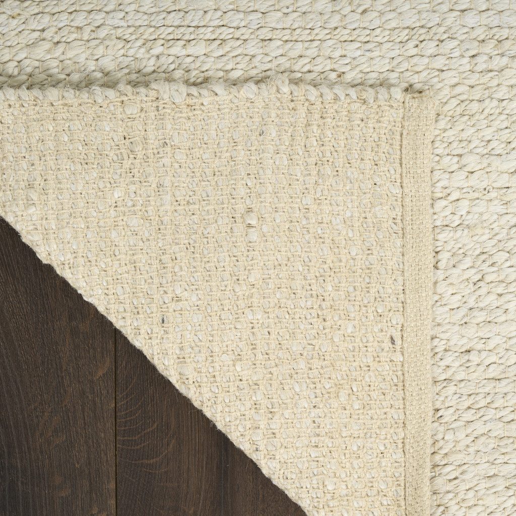4′ X 6′ Ivory Jute Hand Woven Area Rug