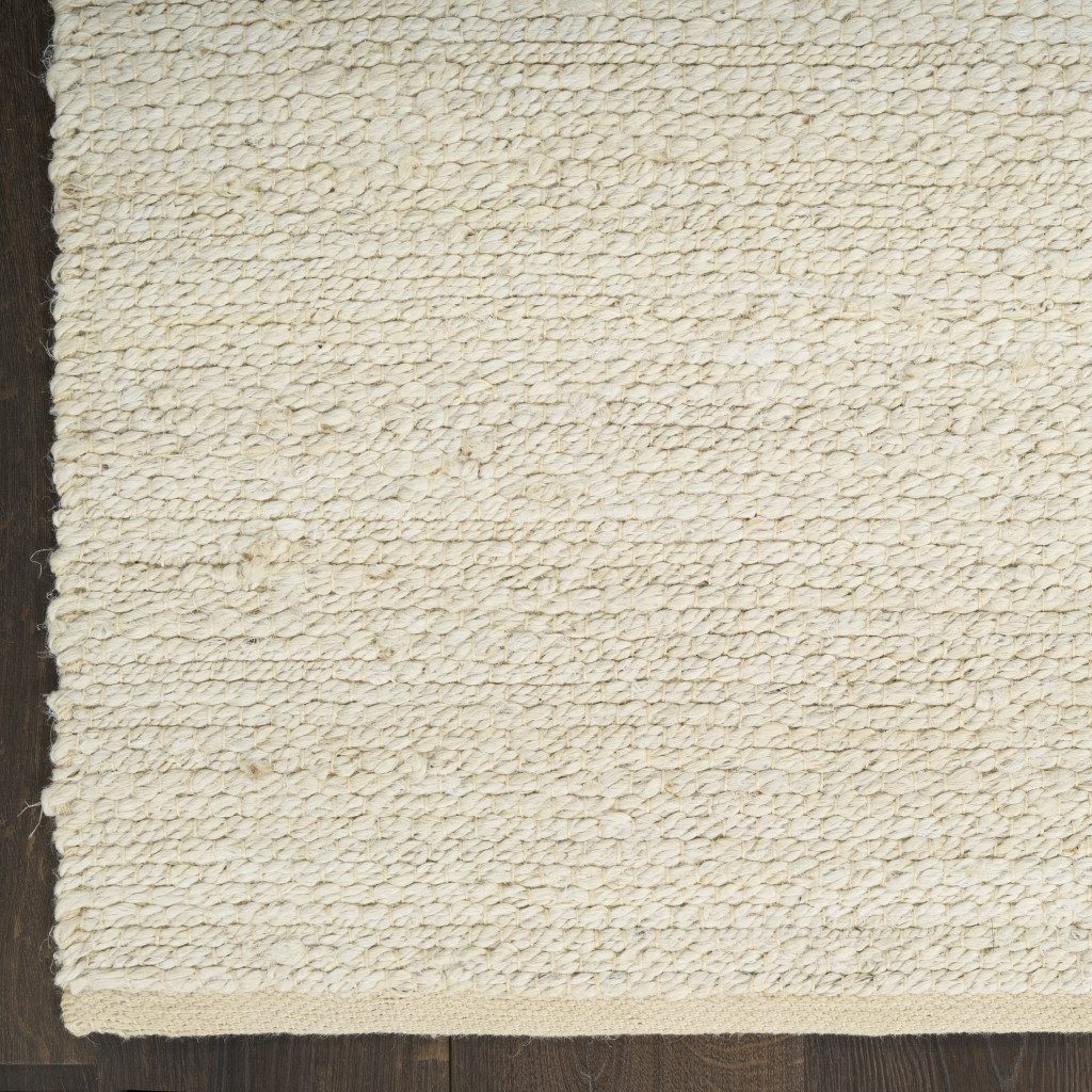 4′ X 6′ Ivory Jute Hand Woven Area Rug