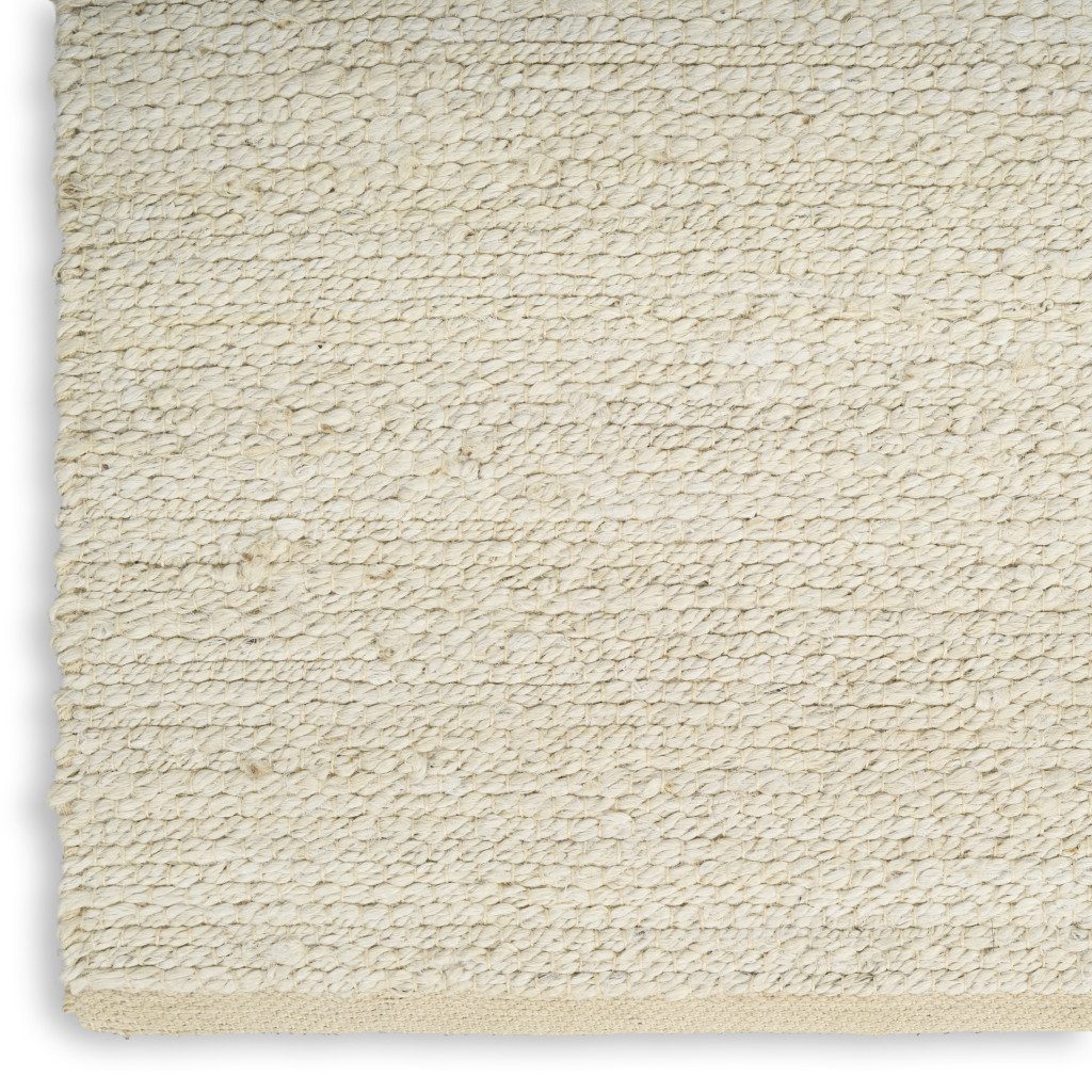 4′ X 6′ Ivory Jute Hand Woven Area Rug