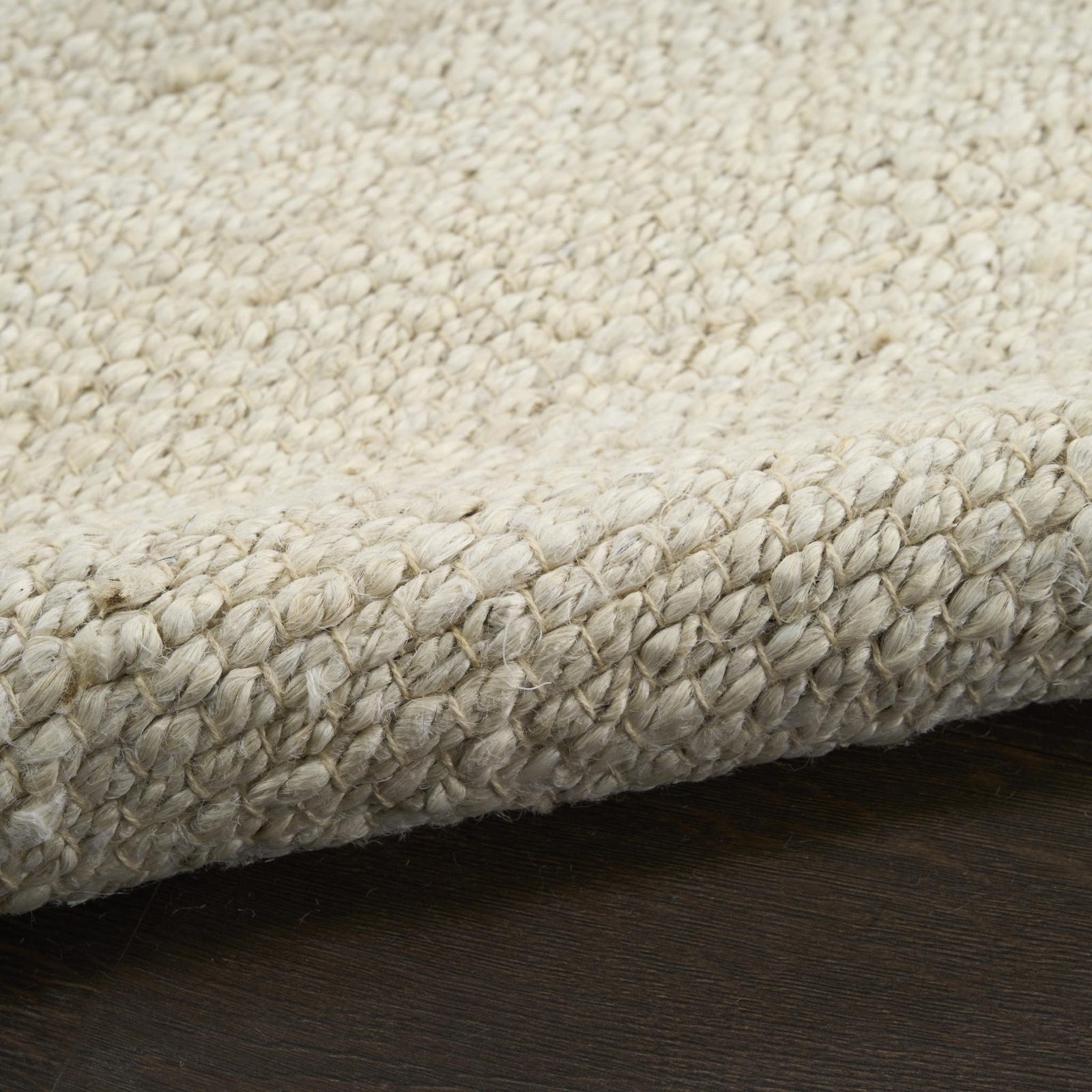 4′ X 6′ Ivory Jute Hand Woven Area Rug