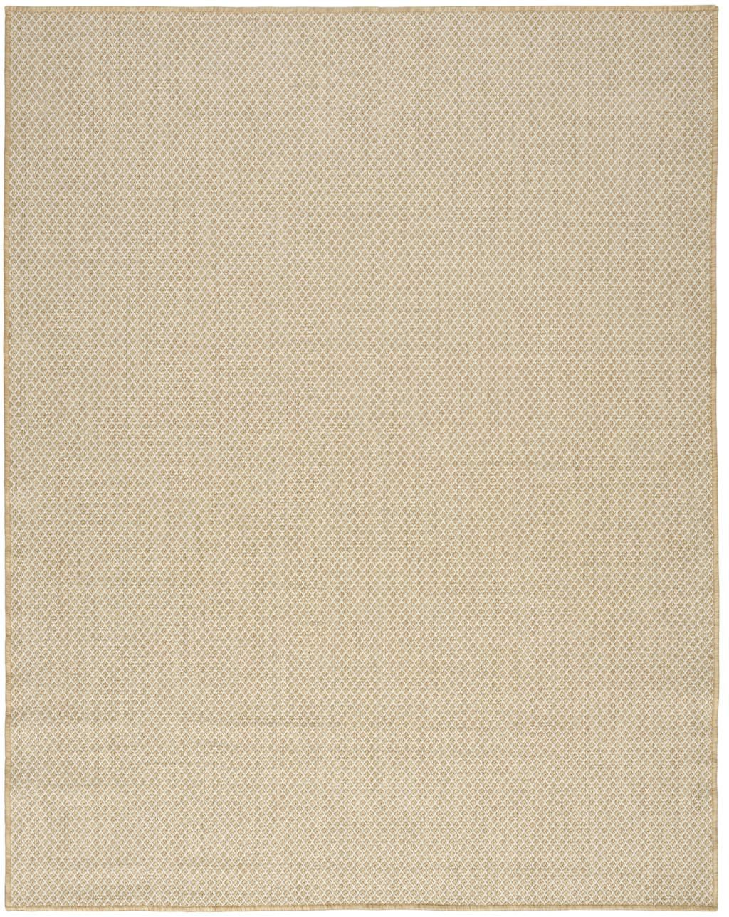 8′ X 10′ Natural Geometric Indoor Outdoor Area Rug