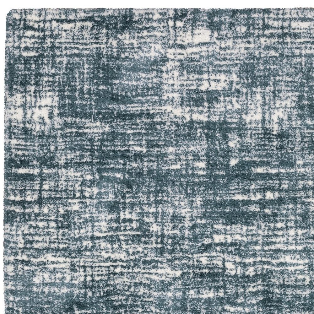 4′ X 6′ Gray And Ivory Geometric Area Rug