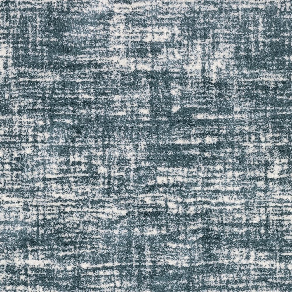 7′ X 10′ Gray And Ivory Geometric Area Rug
