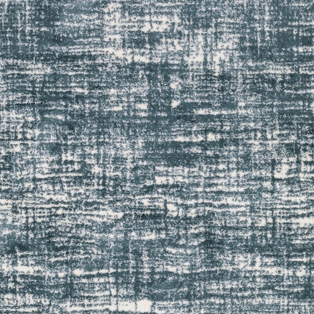 2′ X 3′ Teal And Ivory Geometric Area Rug