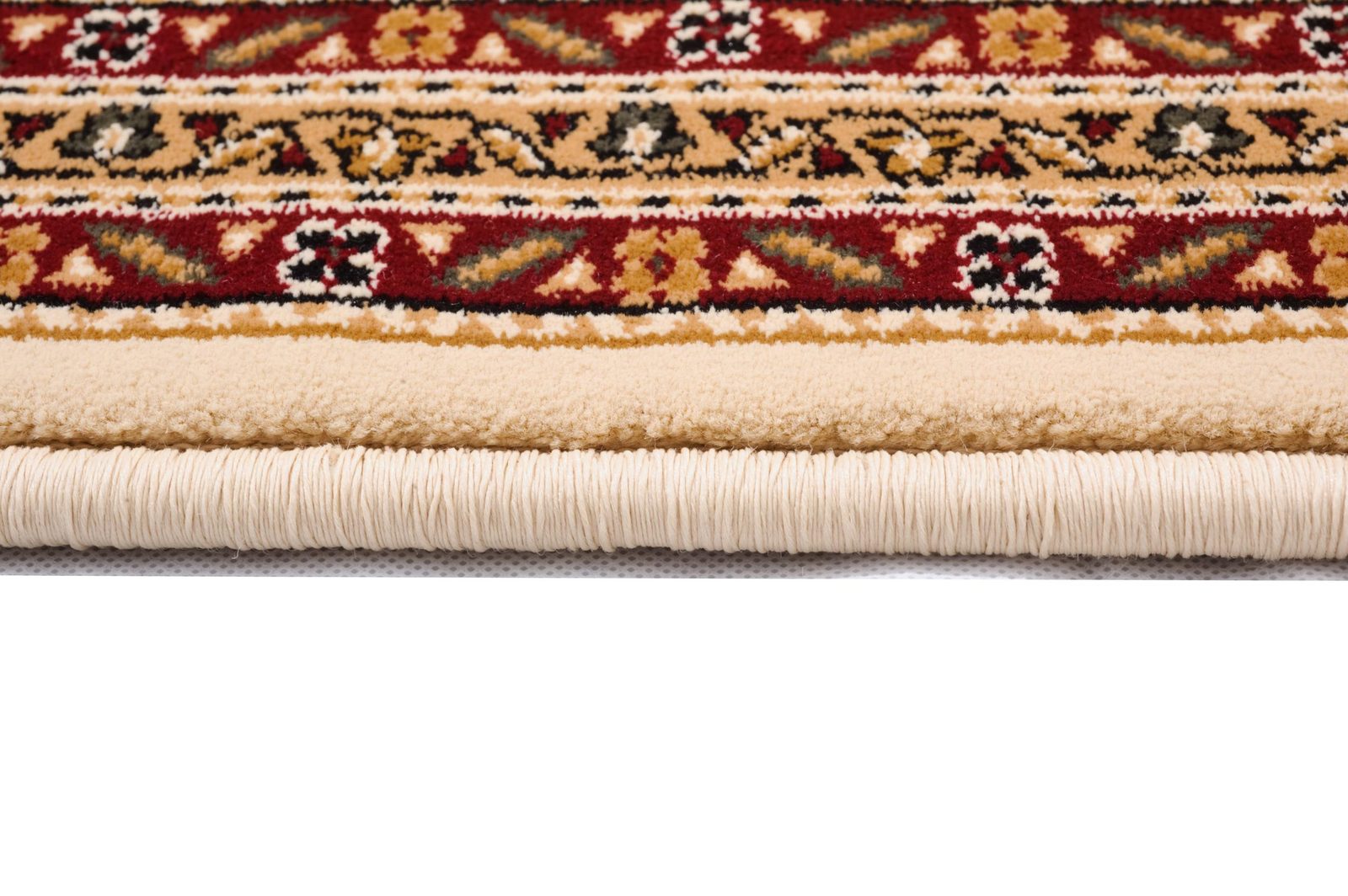 2′ X 2′ Red And Beige Oriental Square Rug
