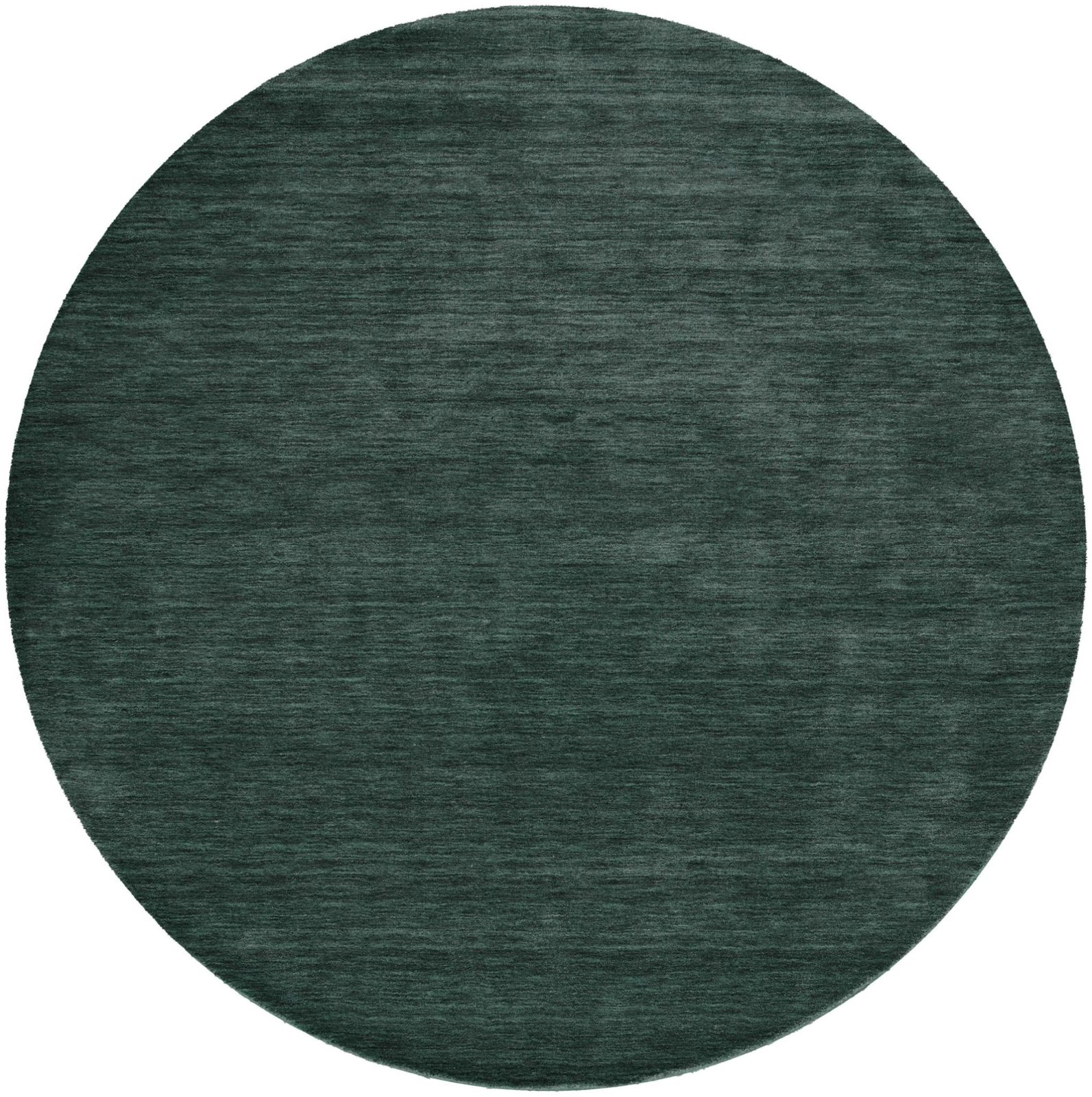 10′ Green Hand Woven Round Rug