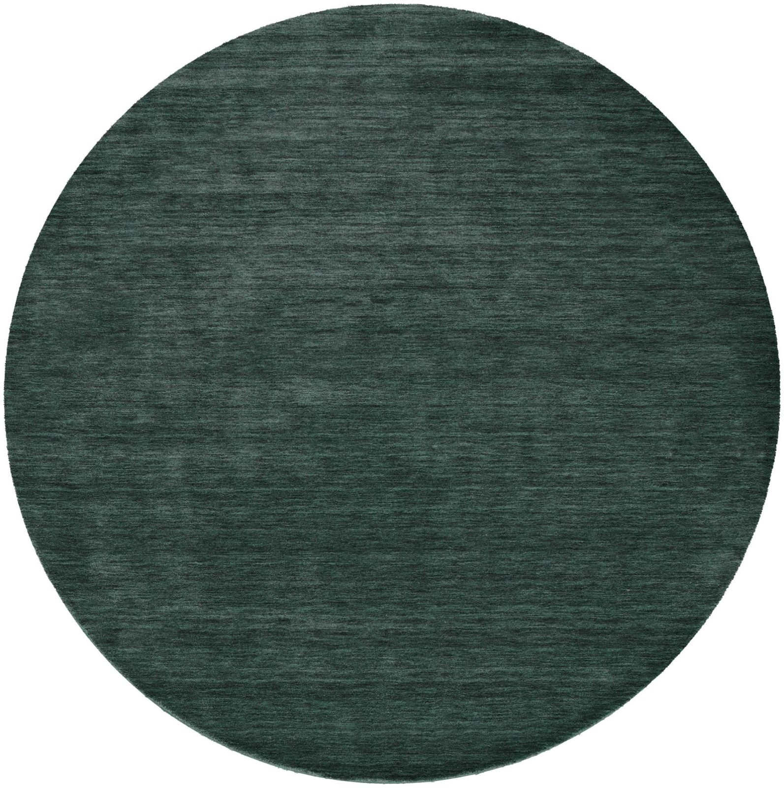 10′ Green Hand Woven Round Rug