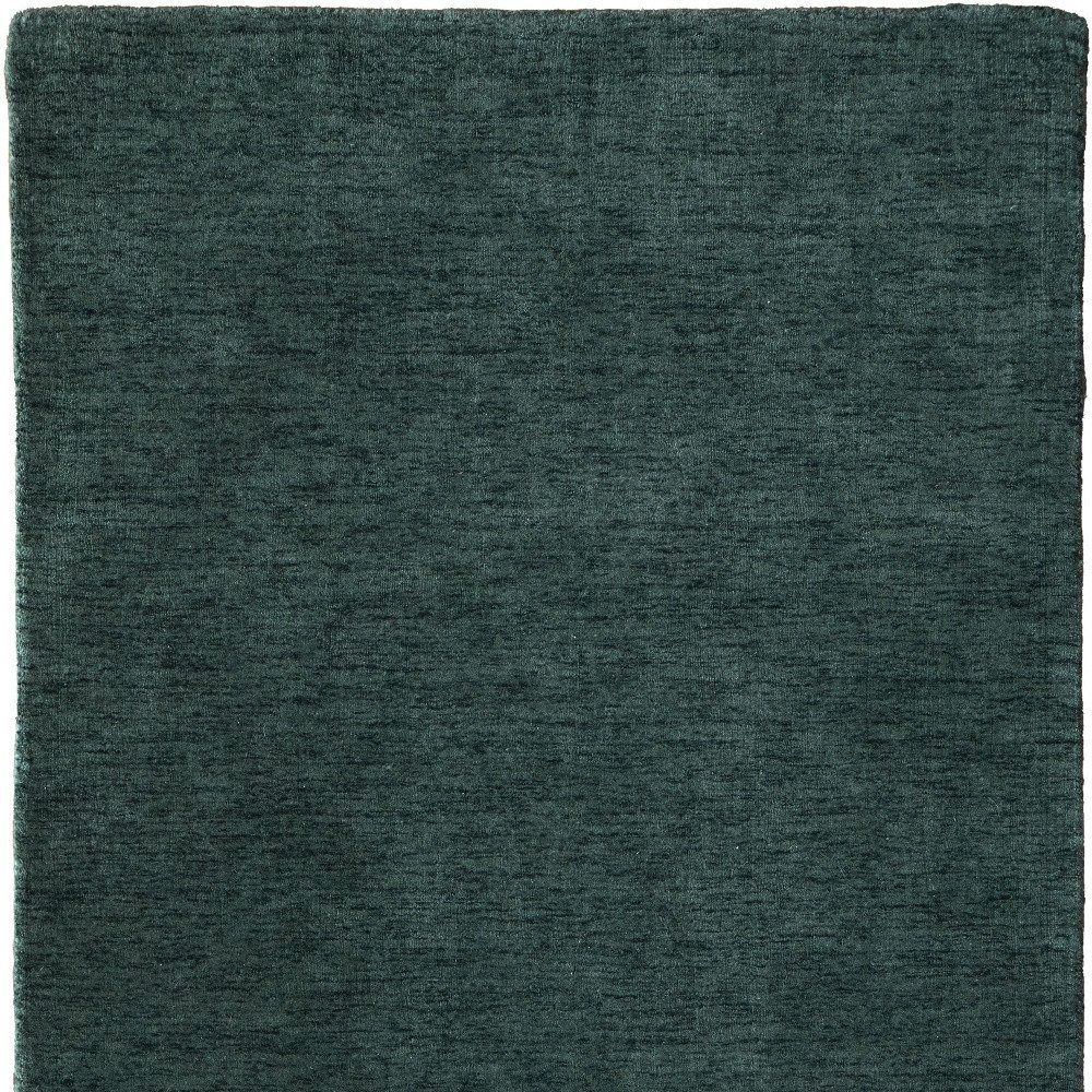 2′ X 3′ Green Hand Woven Area Rug