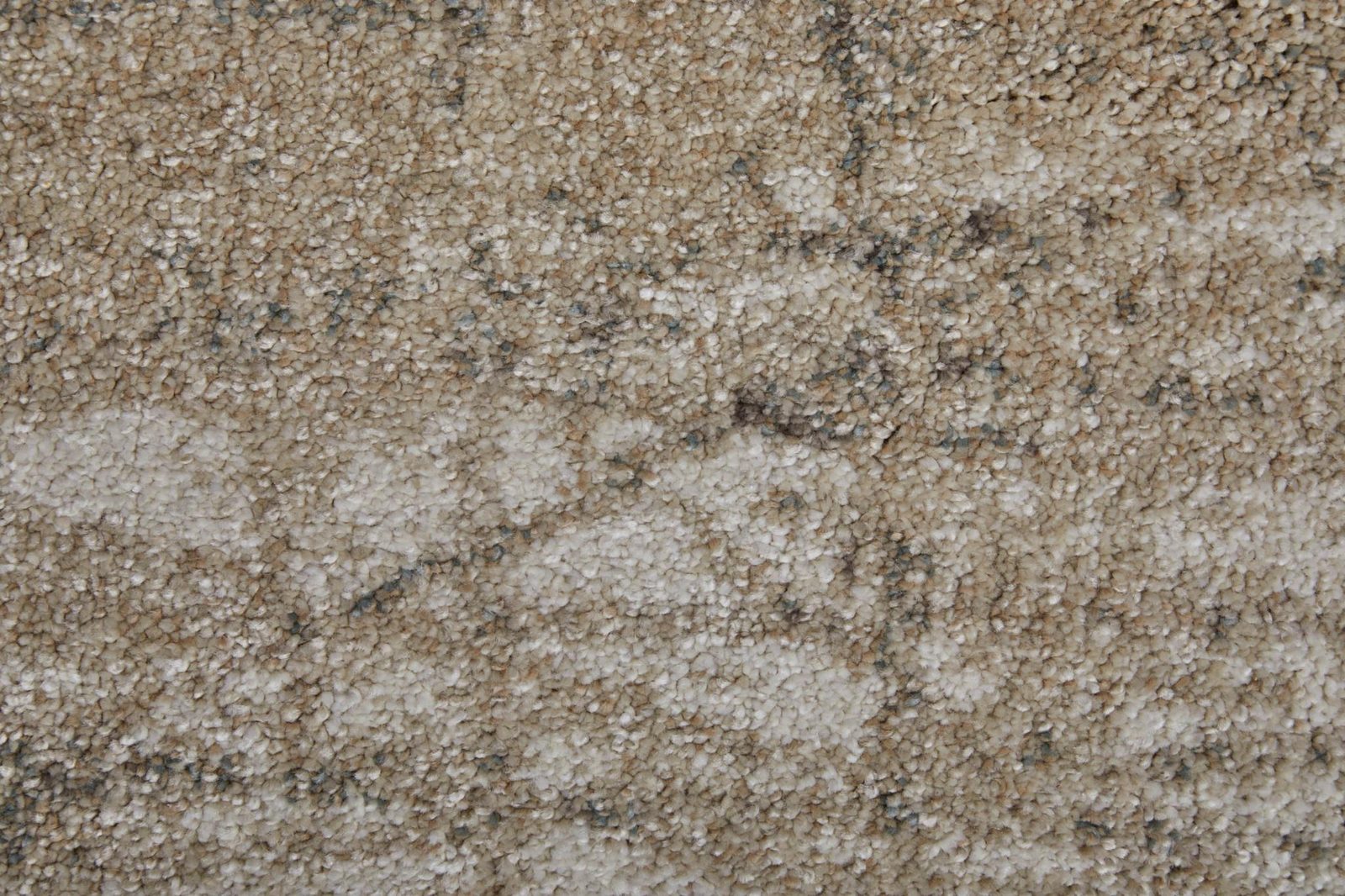 7′ X 10′ Gray Ivory Taupe Abstract Distressed Area Rug