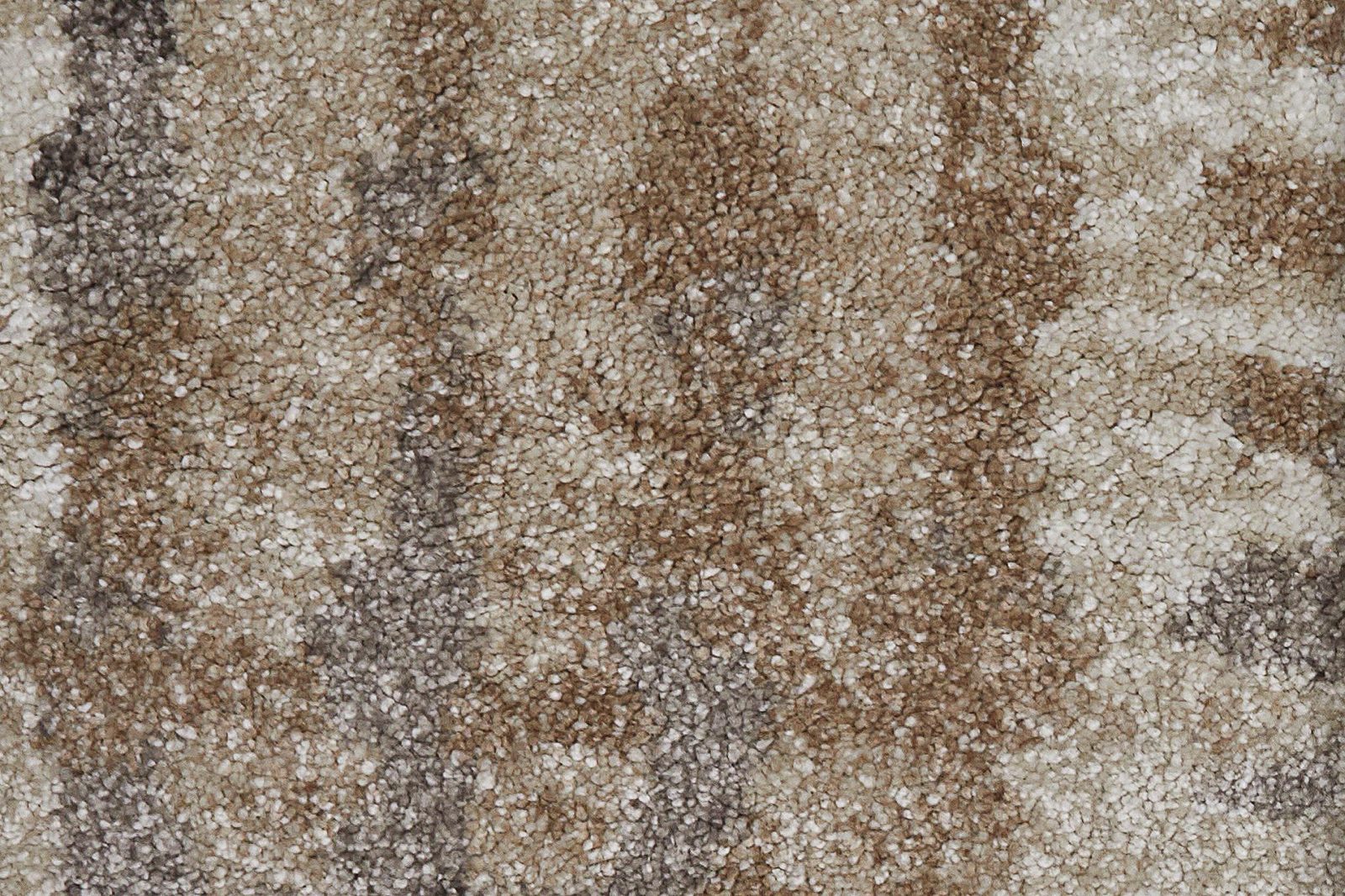 9′ X 12′ Brown Tan Ivory Abstract Distressed Area Rug