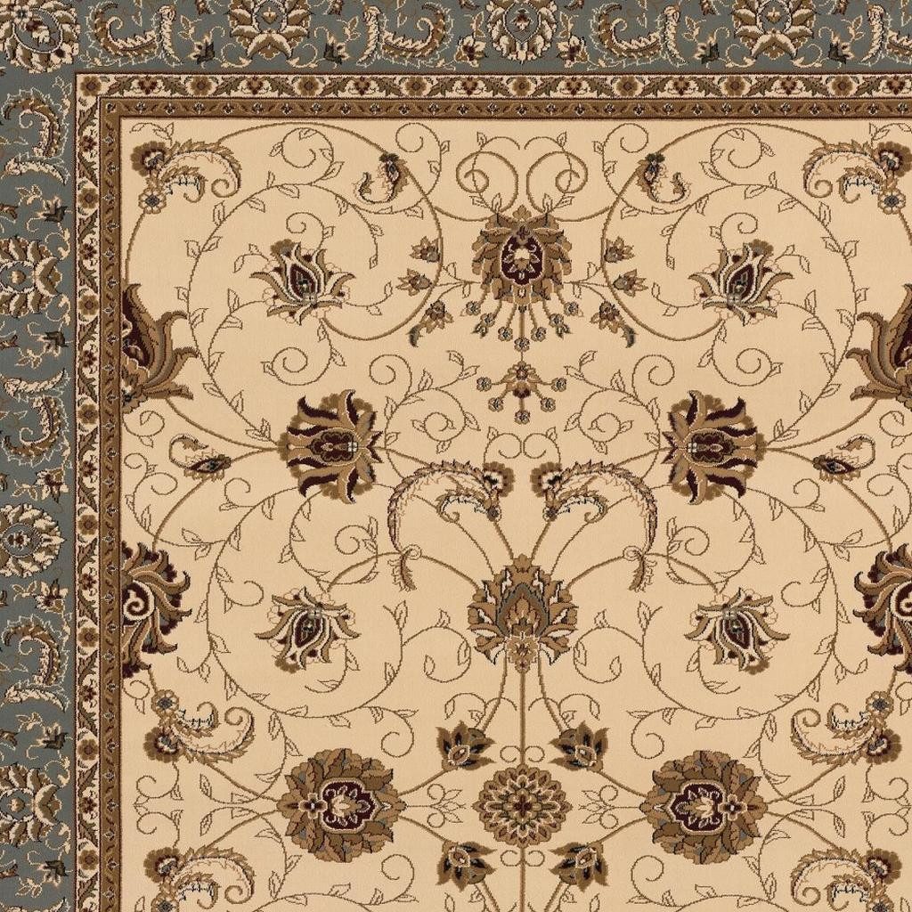 2′ X 4′ Beige And Black Oriental Area Rug