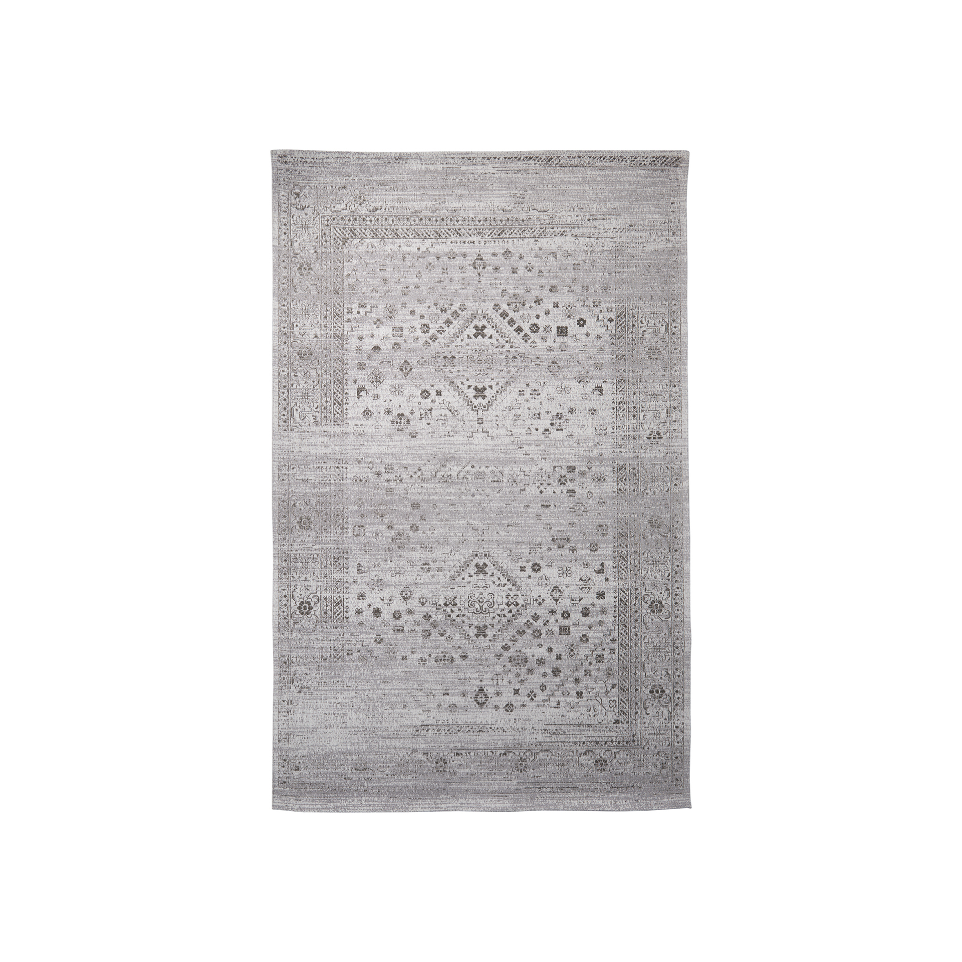 Kaiya Gray Bohemian Rectangle Area Rug 8 x 10